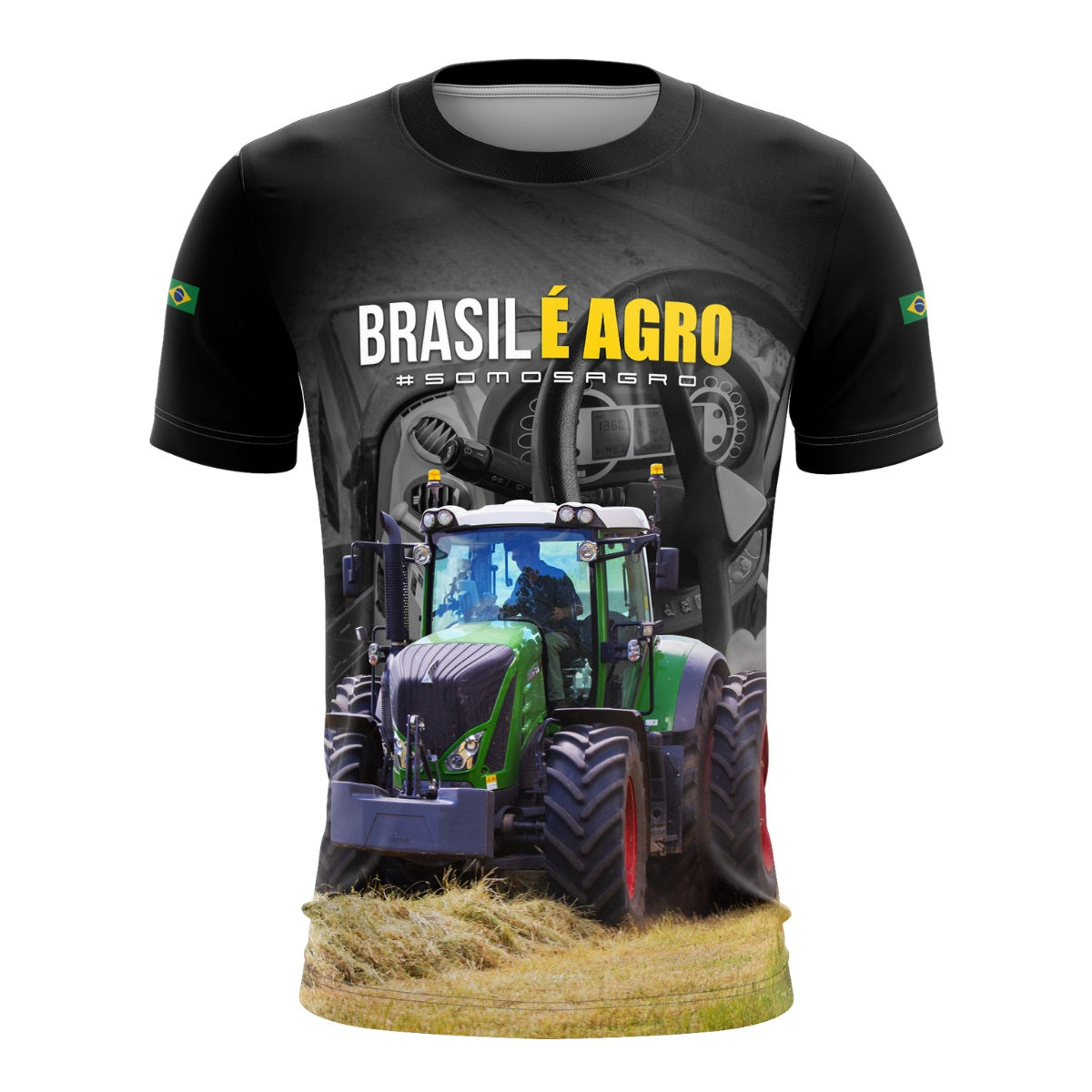 Camiseta Agro Brk Brasil é Agro 06 com Proteção Solar UV50+ - Brk Agro