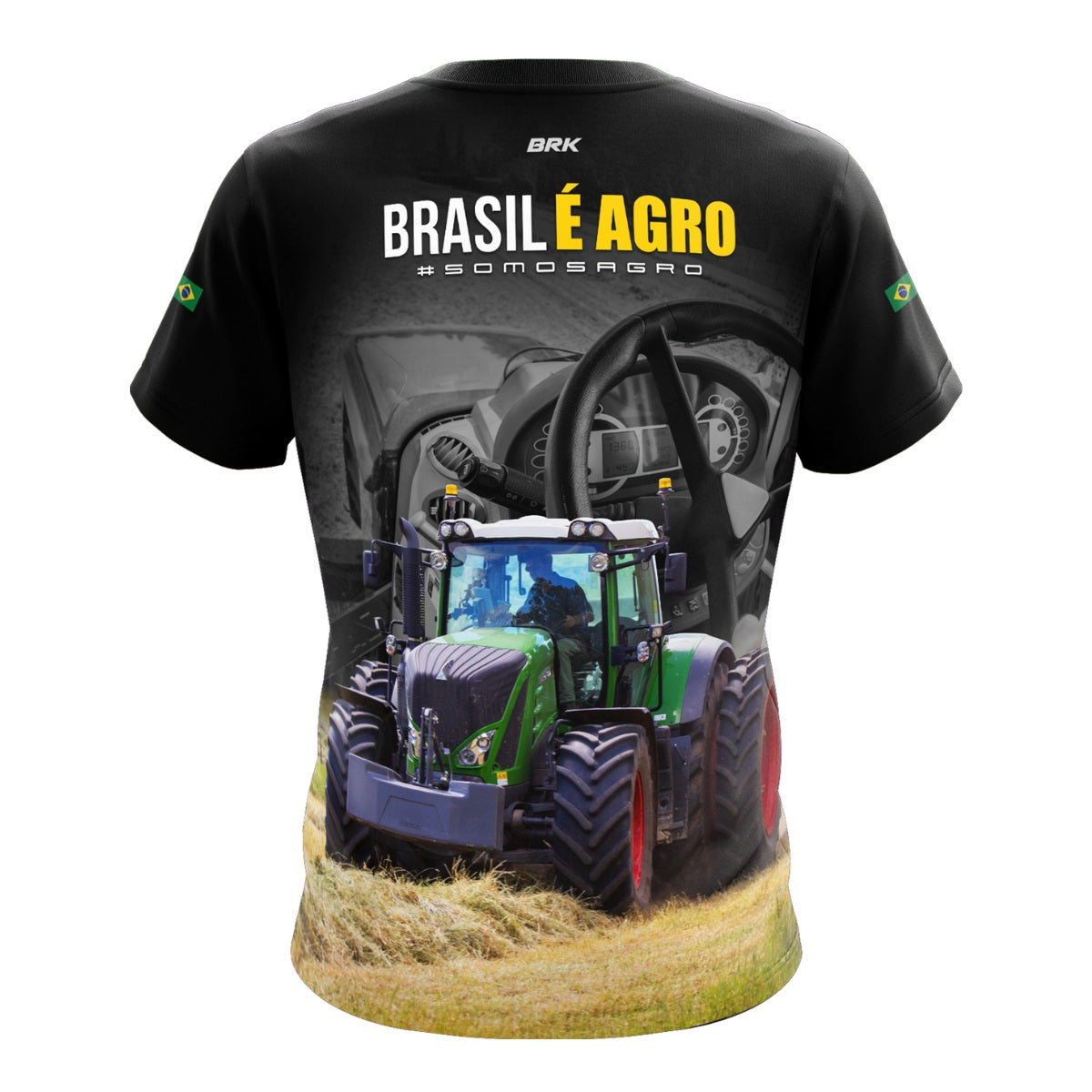 Camiseta Agro Brk Brasil é Agro 06 com Proteção Solar UV50+ - Brk Agro