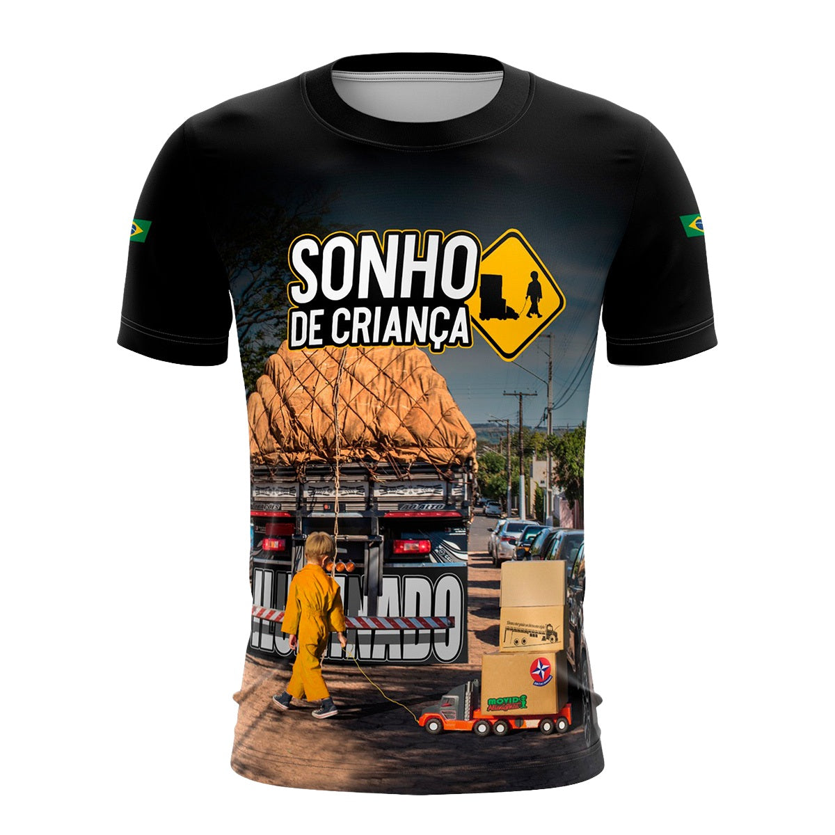 Camiseta Agro Brk Sonho de Criança com Proteção Solar UV50+ - Brk Agro