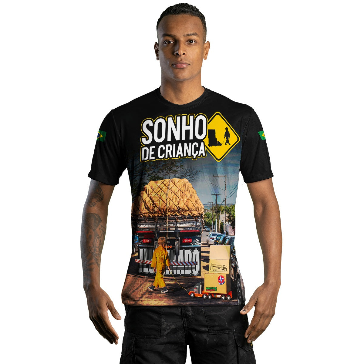 Camiseta Agro Brk Sonho de Criança com Proteção Solar UV50+ - Brk Agro