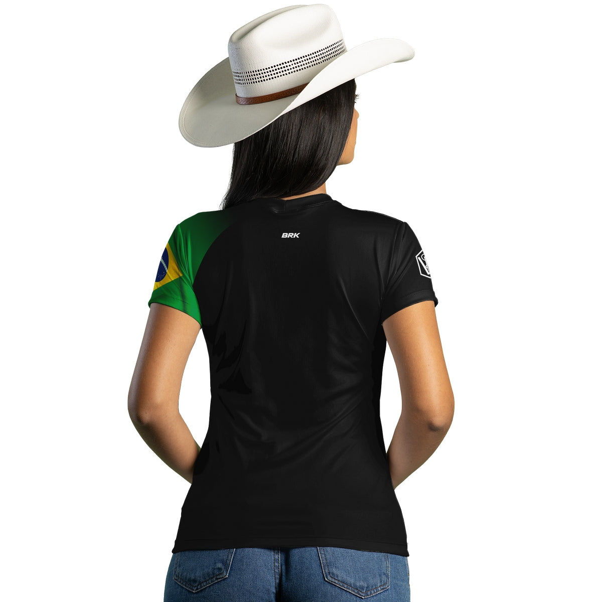 Camiseta Agro Feminina Brk Medicina Veterinária com Proteção Solar UV50+ - Brk Agro