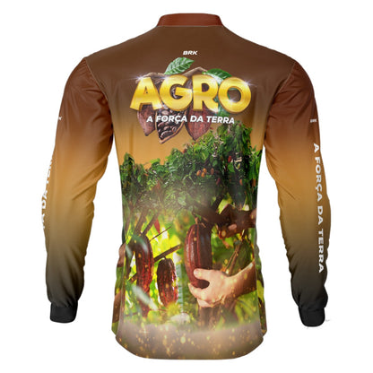 Camisa Agro Brk Cultivo de Cacau com UV50+ - Brk Agro