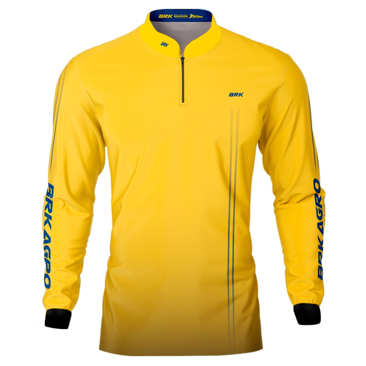 Camisa Agro Brk Básica Clean Amarela com Proteção Solar UV50+ - Brk Agro