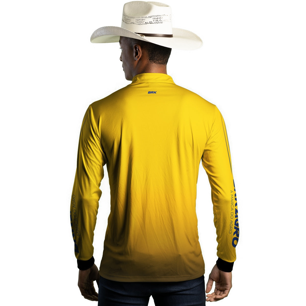 Camisa Agro Brk Básica Clean Amarela com Proteção Solar UV50+ - Brk Agro