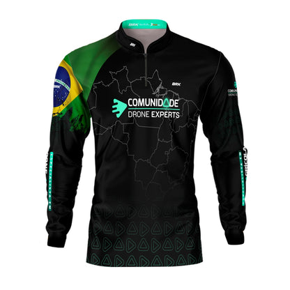 Camisa Agro Brk Drone Expert comunidade com Proteção Solar UV50+ - Brk Agro
