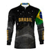 Camisa Brk Brasil Preta com Proteção Solar UV50+ - Brk Agro