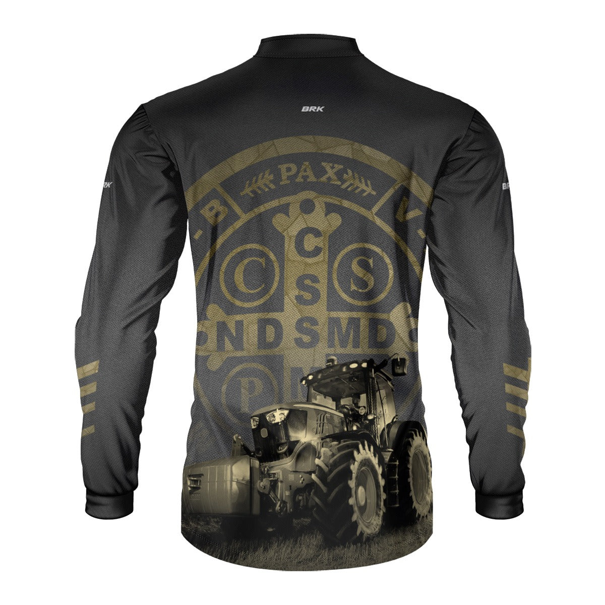 Camisa Agro Brk Medalhão São Bento com UV50+ Envio Imediato - Brk Agro
