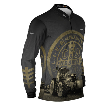 Camisa Agro Brk Medalhão São Bento com UV50+ Envio Imediato - Brk Agro