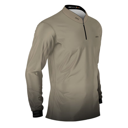 Camisa Agro Brk Unissex Basic Areia com Proteção Solar UV50+ Envio Imediato - Brk Agro