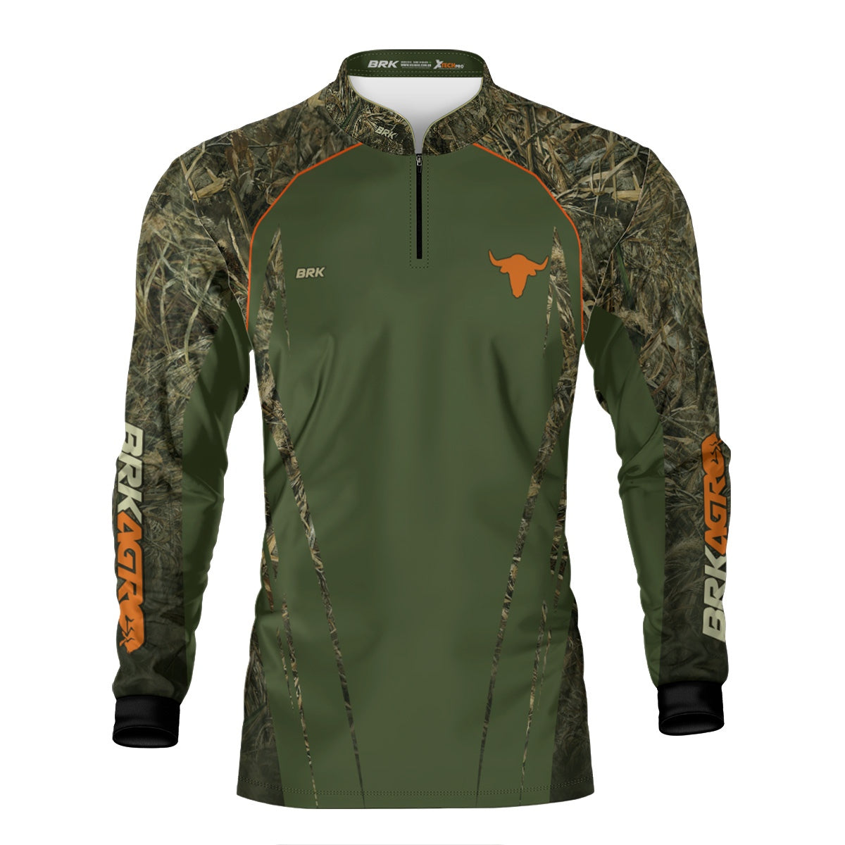 Camisa Agro Brk Camuflado Real Tree Agronomia com Proteção Solar UV50+ - Brk Agro