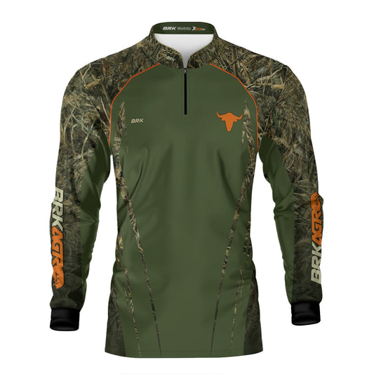 Camisa Agro Brk Camuflado Real Tree Agronomia com Proteção Solar UV50+ - Brk Agro