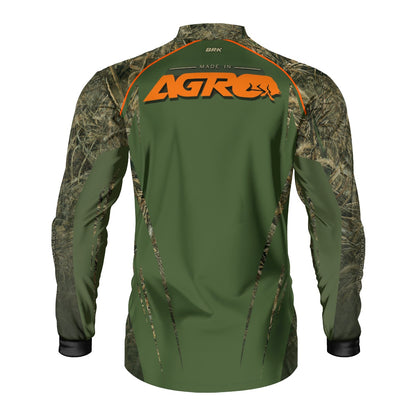 Camisa Agro Brk Camuflado Real Tree Agronomia com Proteção Solar UV50+ - Brk Agro