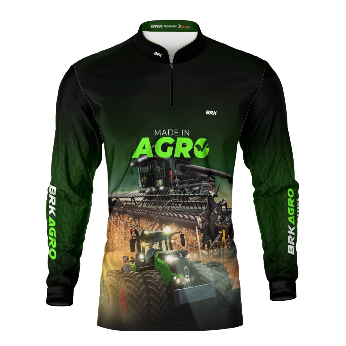 Camisa Agro Brk Made in Agro Produtor de Soja com Proteção Solar UV50+ Envio Imediato - Brk Agro