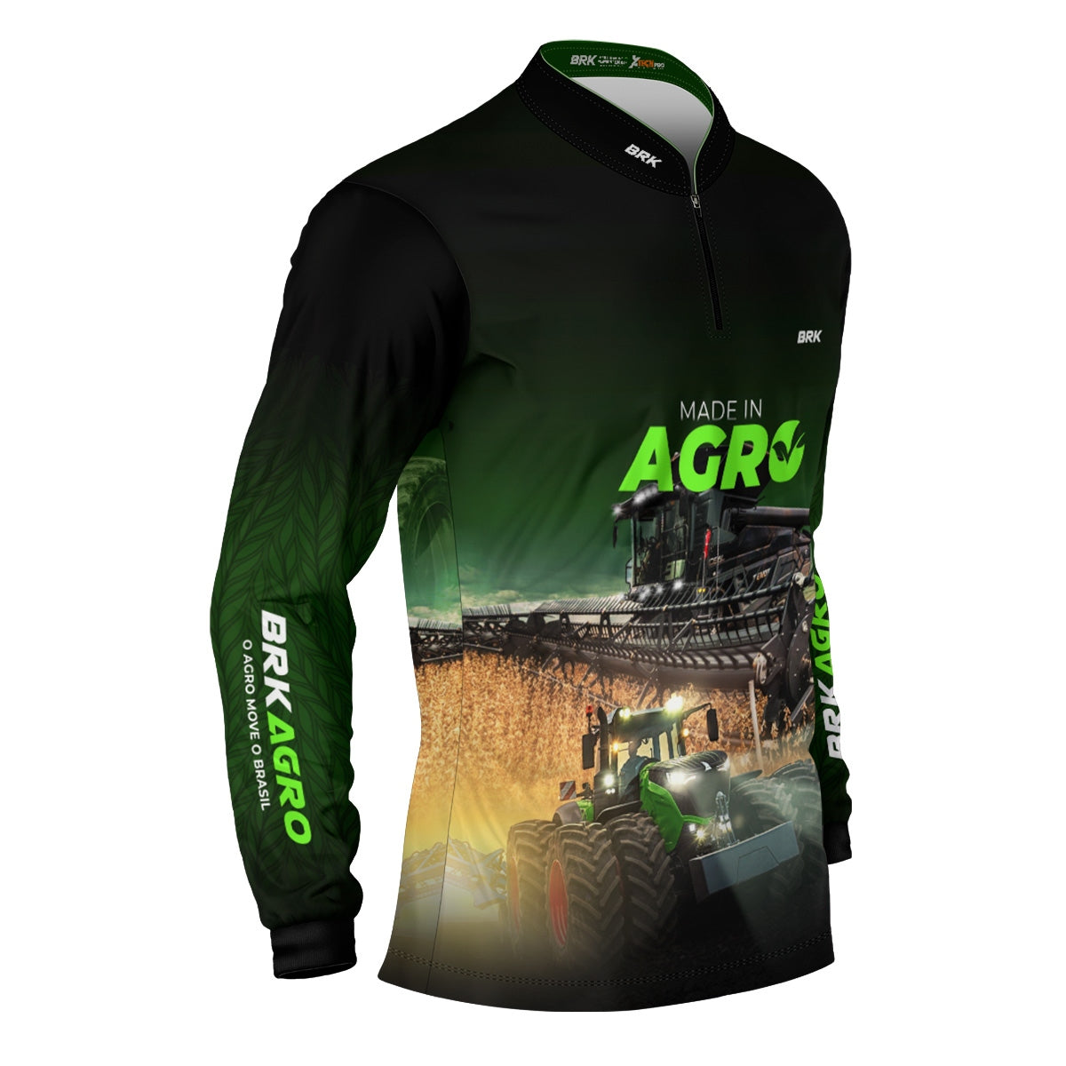 Camisa Agro Brk Made in Agro Produtor de Soja com Proteção Solar UV50+ Envio Imediato - Brk Agro