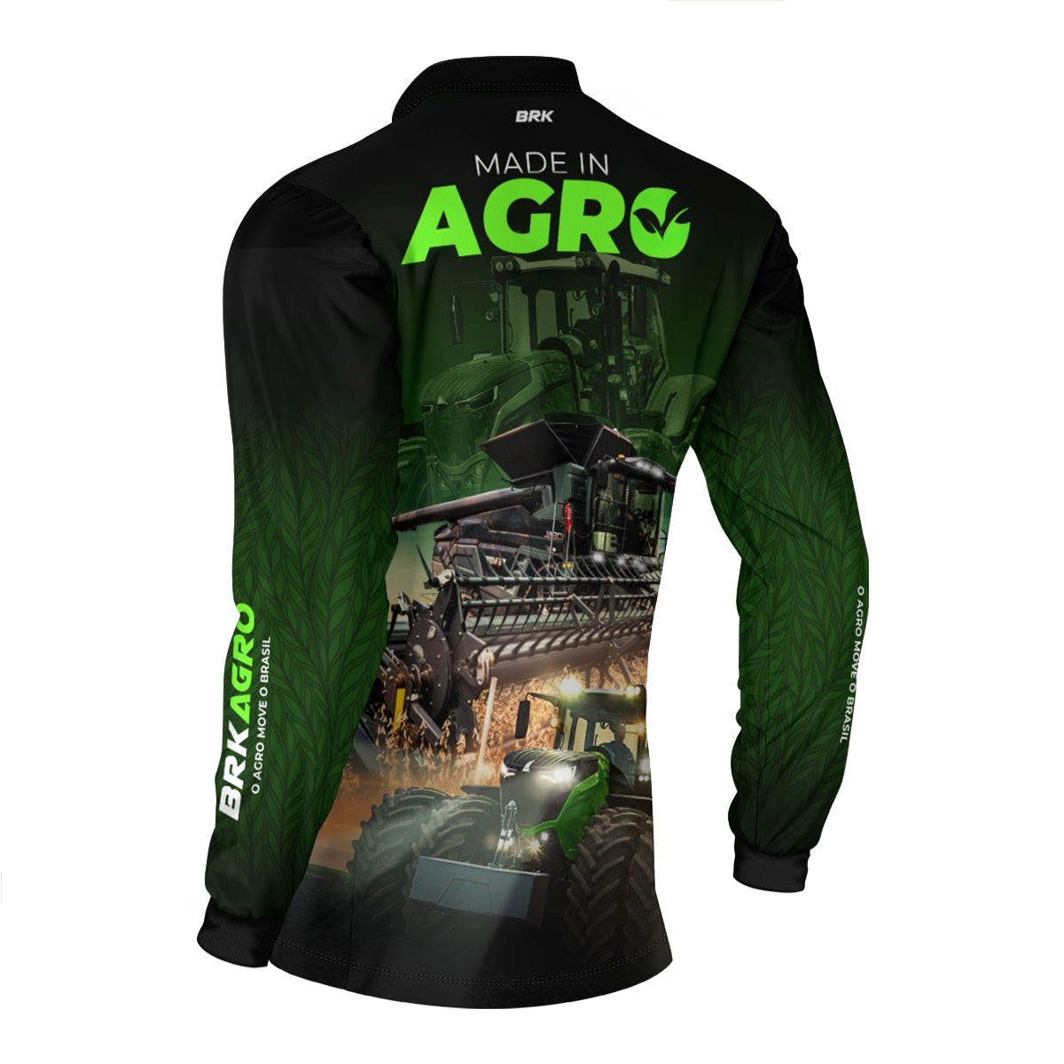 Camisa Agro Brk Made in Agro Produtor de Soja com Proteção Solar UV50+ Envio Imediato - Brk Agro