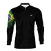 Camisa Brk Preta Bandeira do Brasil com Proteção Solar UV50 Envio Imediato - Brk Agro