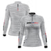 Camisa Feminina Agro  Brk Mescla Branca USA com Proteção Solar UV50+ - Brk Agro