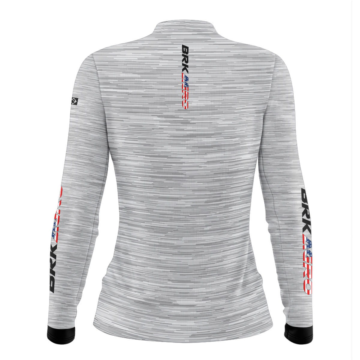 Camisa Feminina Agro  Brk Mescla Branca USA com Proteção Solar UV50+ - Brk Agro