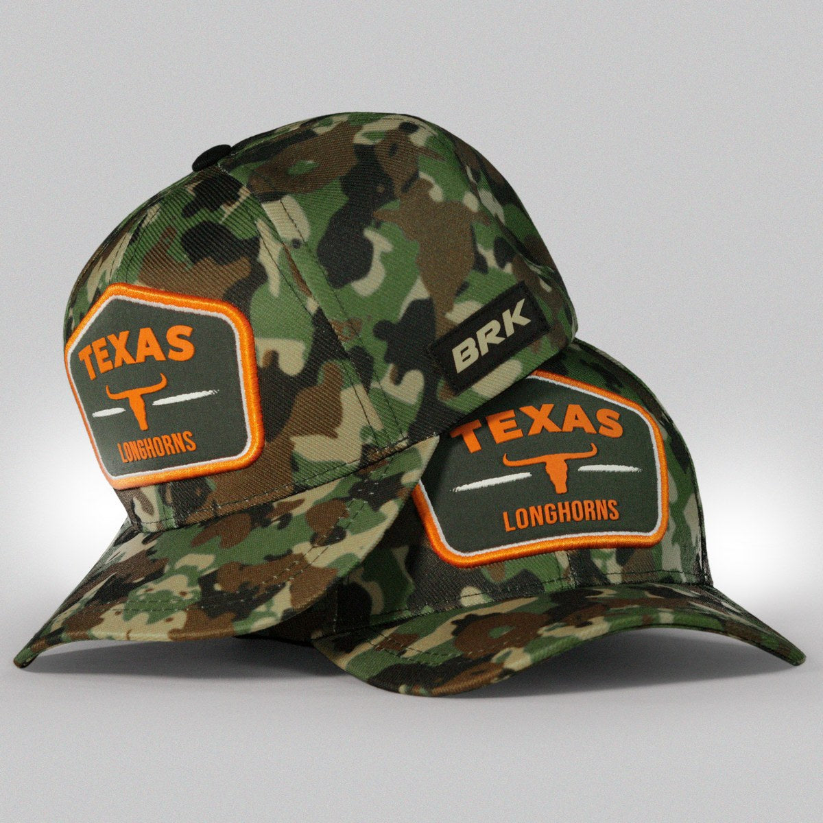 Boné Trucker Brk Agro Camuflado Texas Longhorns - Brk Agro