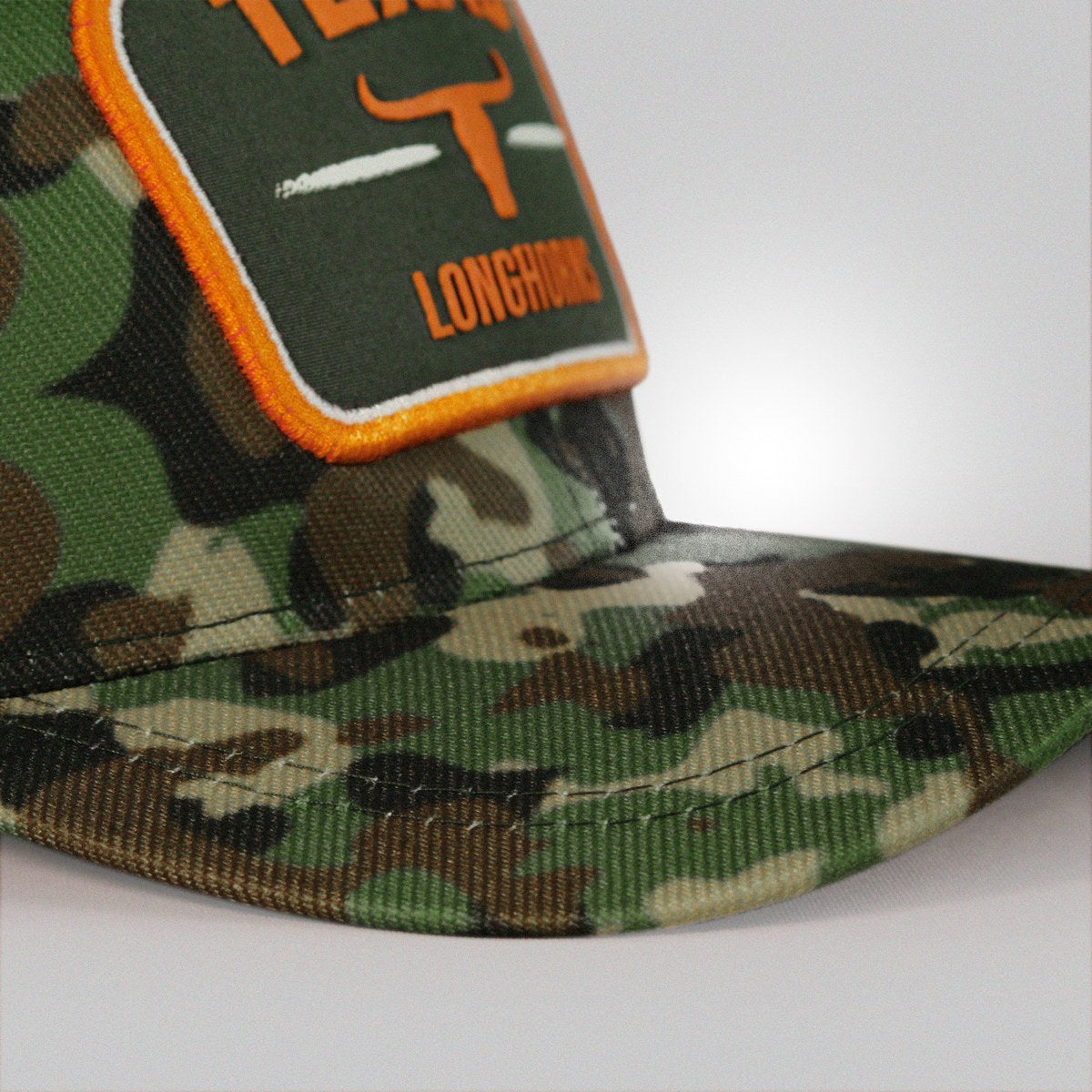 Boné Trucker Brk Agro Camuflado Texas Longhorns - Brk Agro