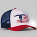 Boné Trucker Brk Agro Long Horn Bandeira Estados Unidos - Brk Agro