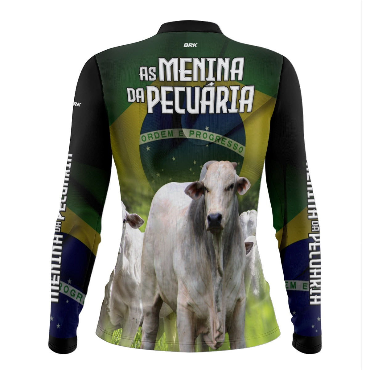 Camisa Feminina Agro Brk As Menina da Pecuária com Proteção Solar UV50+ - Brk Agro