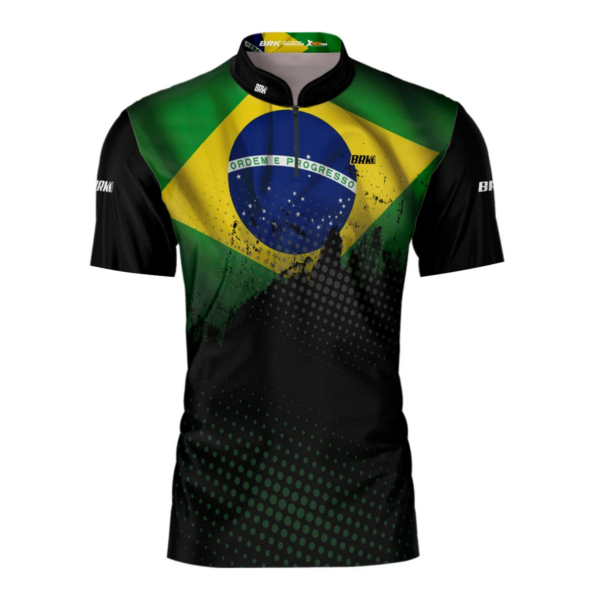 Camisa Manga Curta Feminina Agro Brk Brasil com Proteção Solar UV50+ - Brk Agro