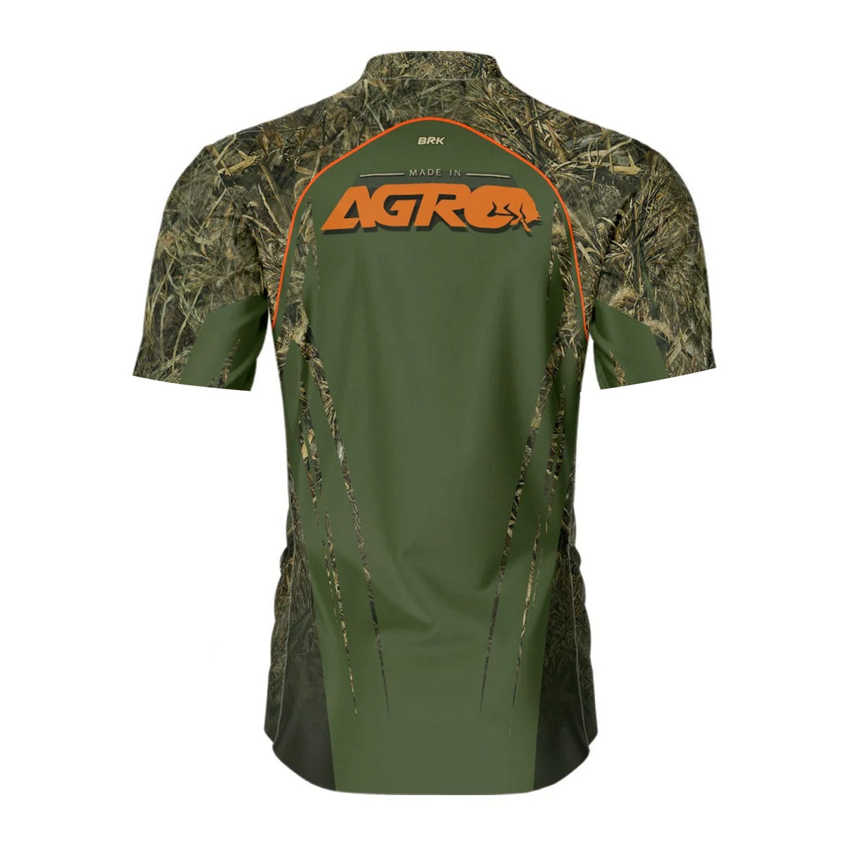 Camisa Manga Curta Agro Brk Real Tree Camuflada com Proteção Solar UV50+ - Brk Agro