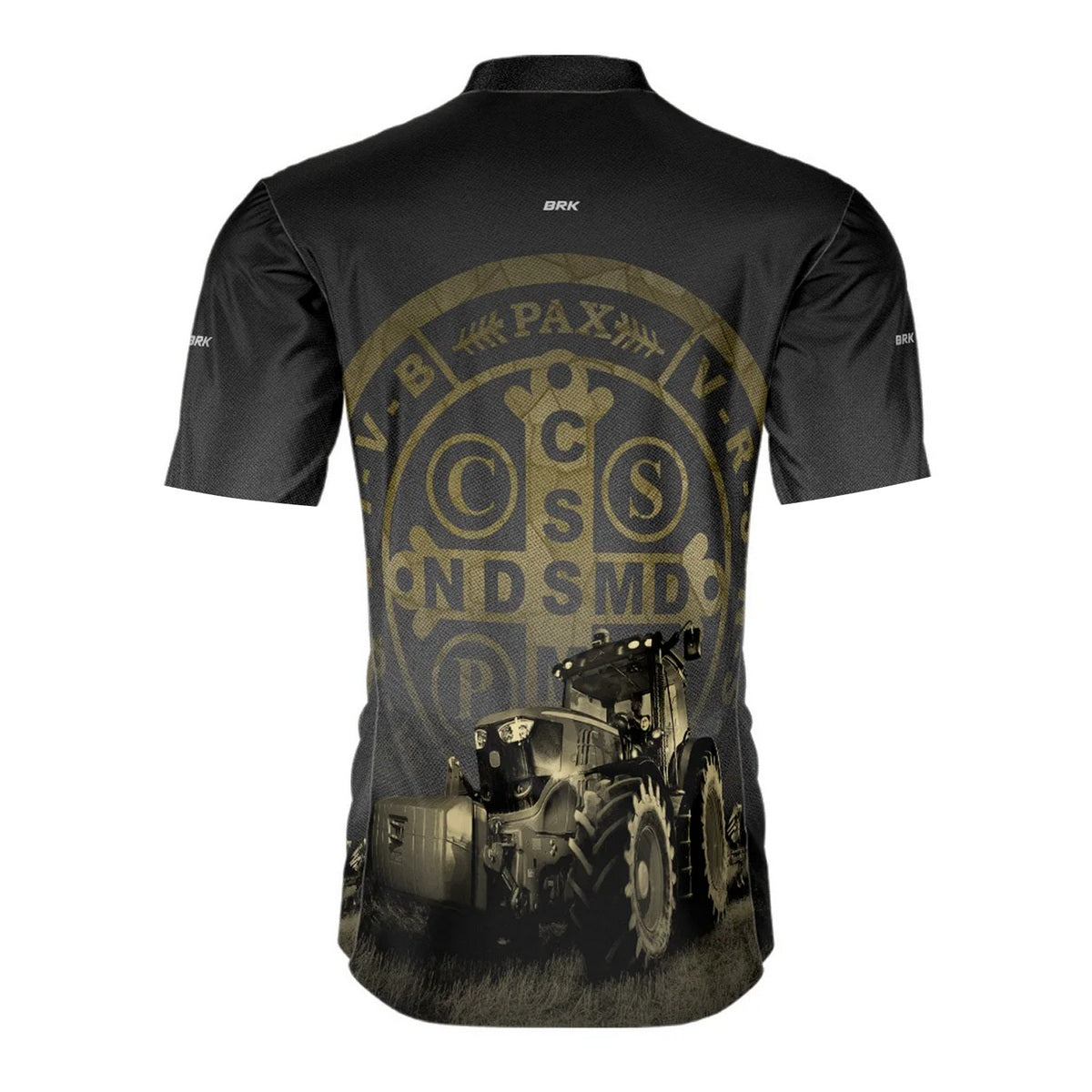 Camisa Manga Curta Agro Brk Medalhão São Bento com Proteção Solar UV50+ - Brk Agro