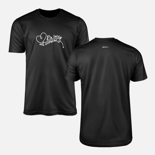 Camiseta Agro Brk Ela Laçou Meu Coração com Algodão Premium