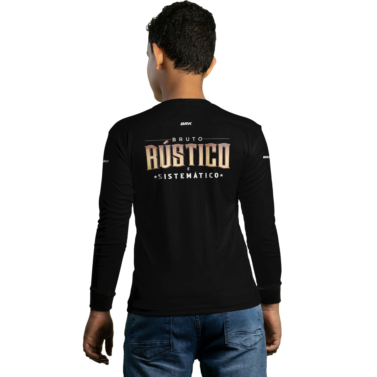 Camisa Infantil Agro Brk Bruto Rústico e Sistemático com Proteção Solar UV50+ - Brk Agro