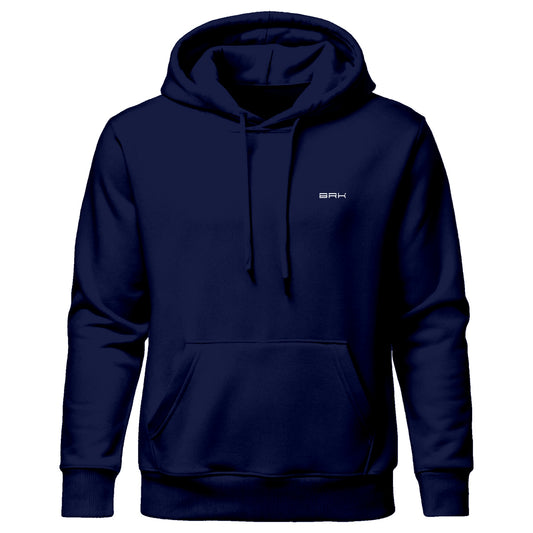Moletom com Capuz Unissex Brk Minimal Azul Marinho