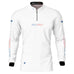 Camisa Agro Brk Branca Azul e Vermelha com Proteção Solar UV50+ - Brk Agro