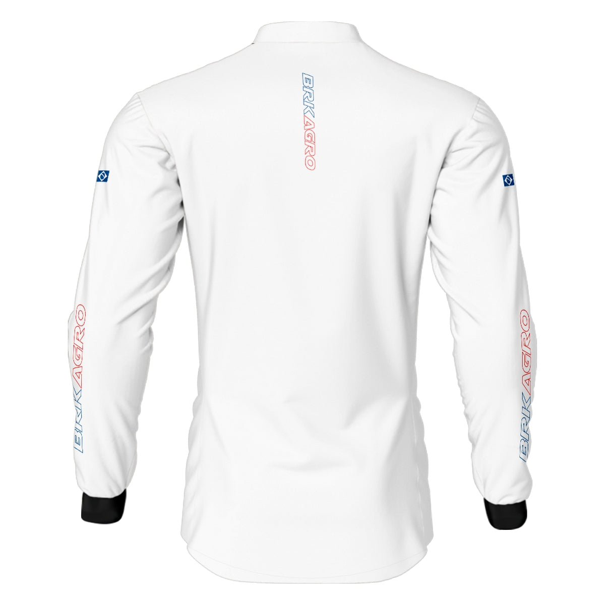 Camisa Agro Brk Branca Azul e Vermelha com Proteção Solar UV50+ - Brk Agro