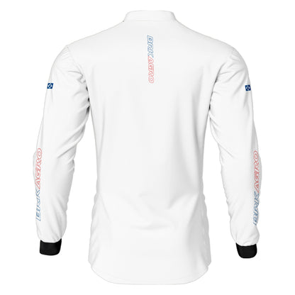 Camisa Agro Brk Branca Azul e Vermelha com Proteção Solar UV50+ - Brk Agro