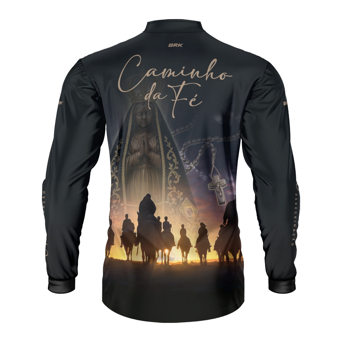Camisa Agro Brk Caminho da Fé Peregrinação Cavalgada com Proteção Solar UV50+ - Brk Agro
