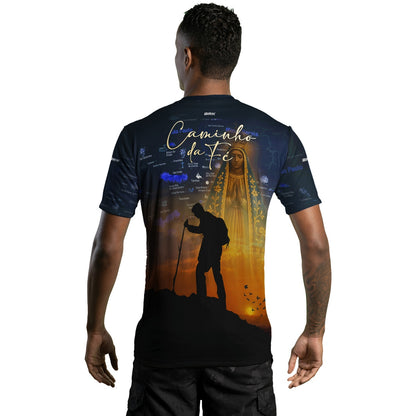 Camiseta Agro Brk Caminho da Fé Peregrinação com Proteção Solar UV50+