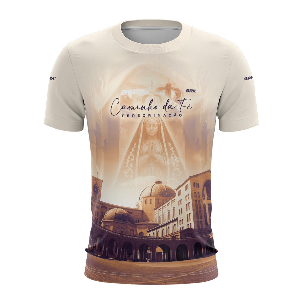 Camiseta Agro Brk Caminho da Fé Peregrinação Catedral com Proteção Solar UV50+ - Brk Agro