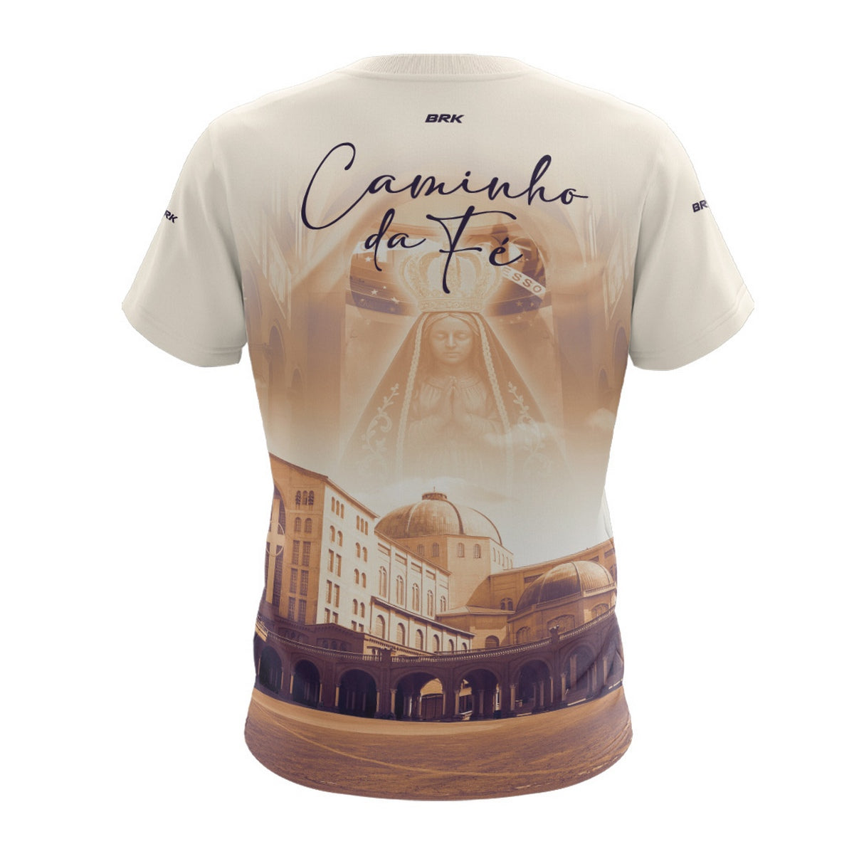 Camiseta Agro Brk Caminho da Fé Peregrinação Catedral com Proteção Solar UV50+ - Brk Agro