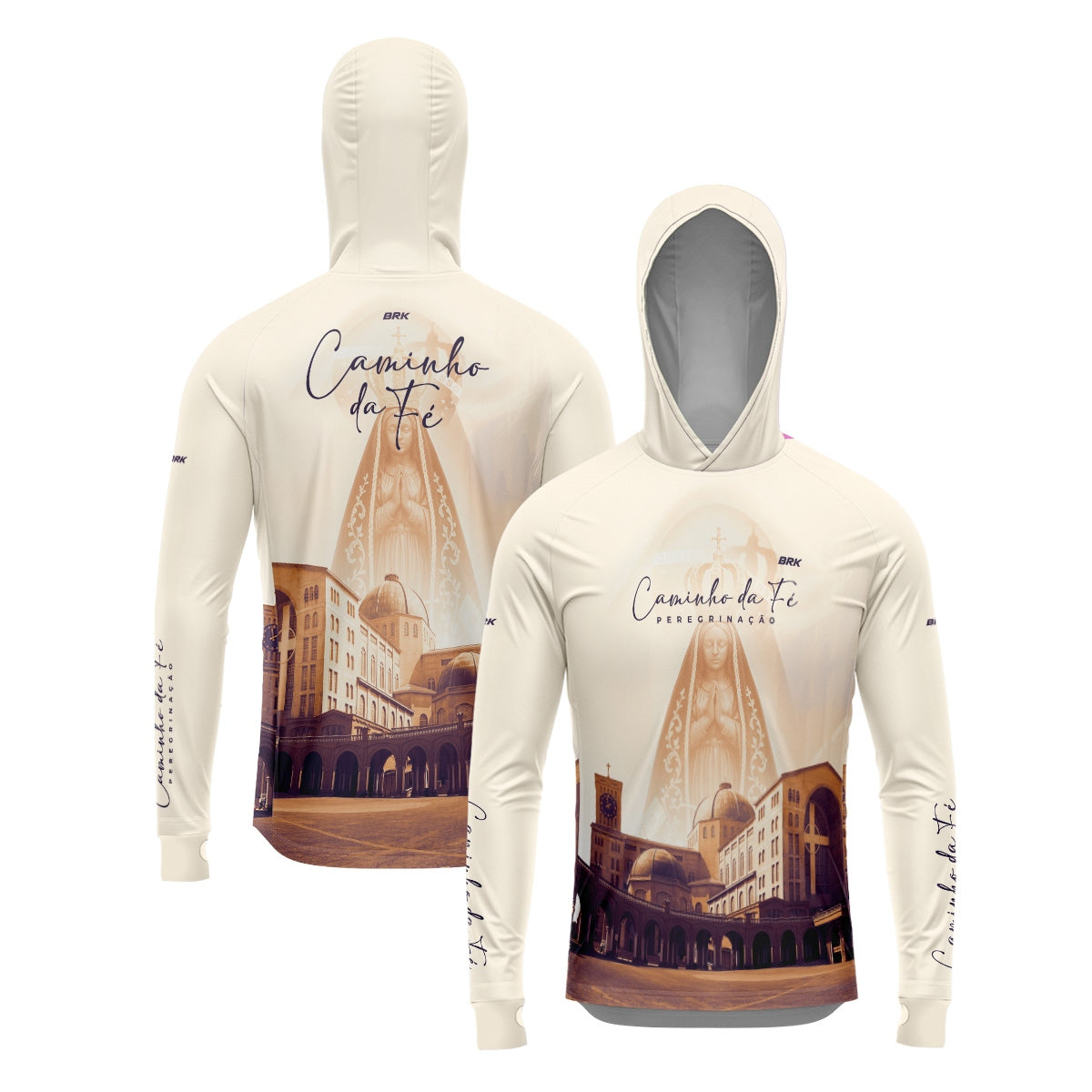 Camisa com Capuz Brk Caminho da Fé Catedral com Proteção Solar UV50+ - Brk Agro