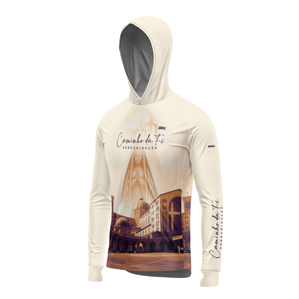 Camisa com Capuz Brk Caminho da Fé Catedral com Proteção Solar UV50+ - Brk Agro