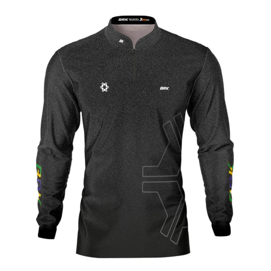 Camisa Agro Brk Agronomia Cinza com Proteção Solar UV50+