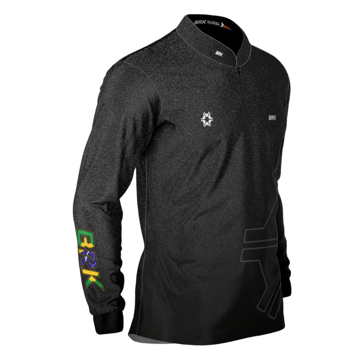 Camisa Agro Brk Agronomia Cinza com Proteção Solar UV50+ - Brk Agro