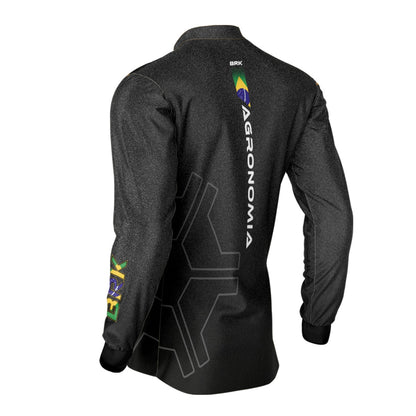 Camisa Agro Brk Agronomia Cinza com Proteção Solar UV50+