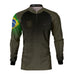 Camisa Agro Brk Agronomia Bandeira do Brasil com Proteção Solar UV50+