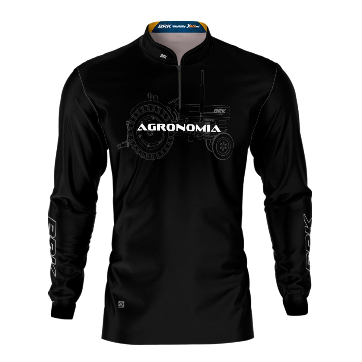 Camisa Agro Brk Agronomia Trator com Proteção Solar UV50+ - Brk Agro