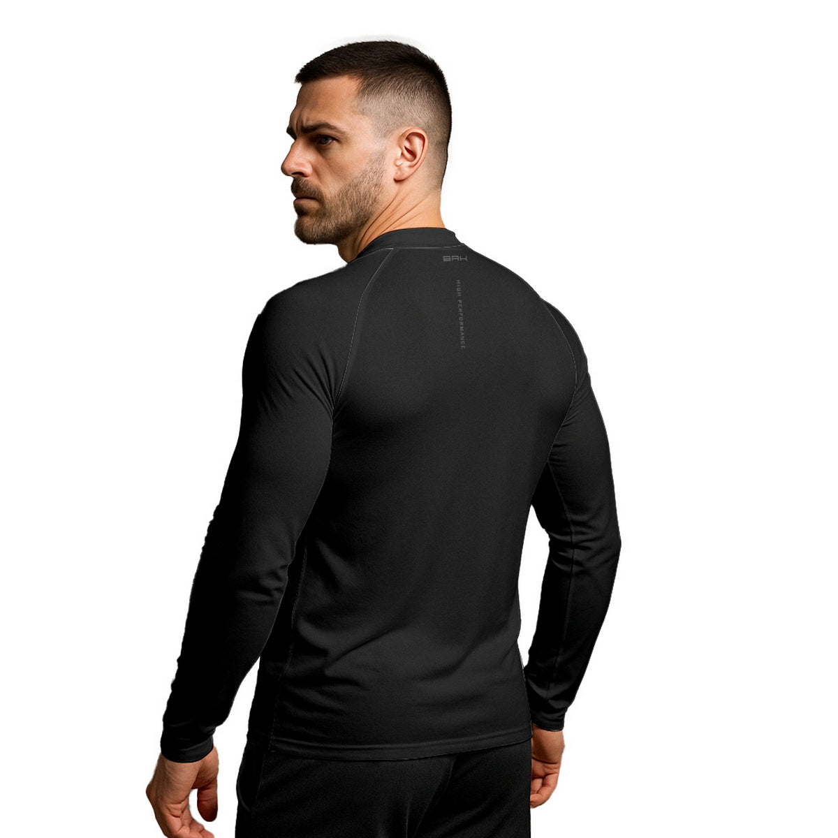 Camisa Raglan Brk Clean Preta com Proteção Solar UV50+ - Brk Agro