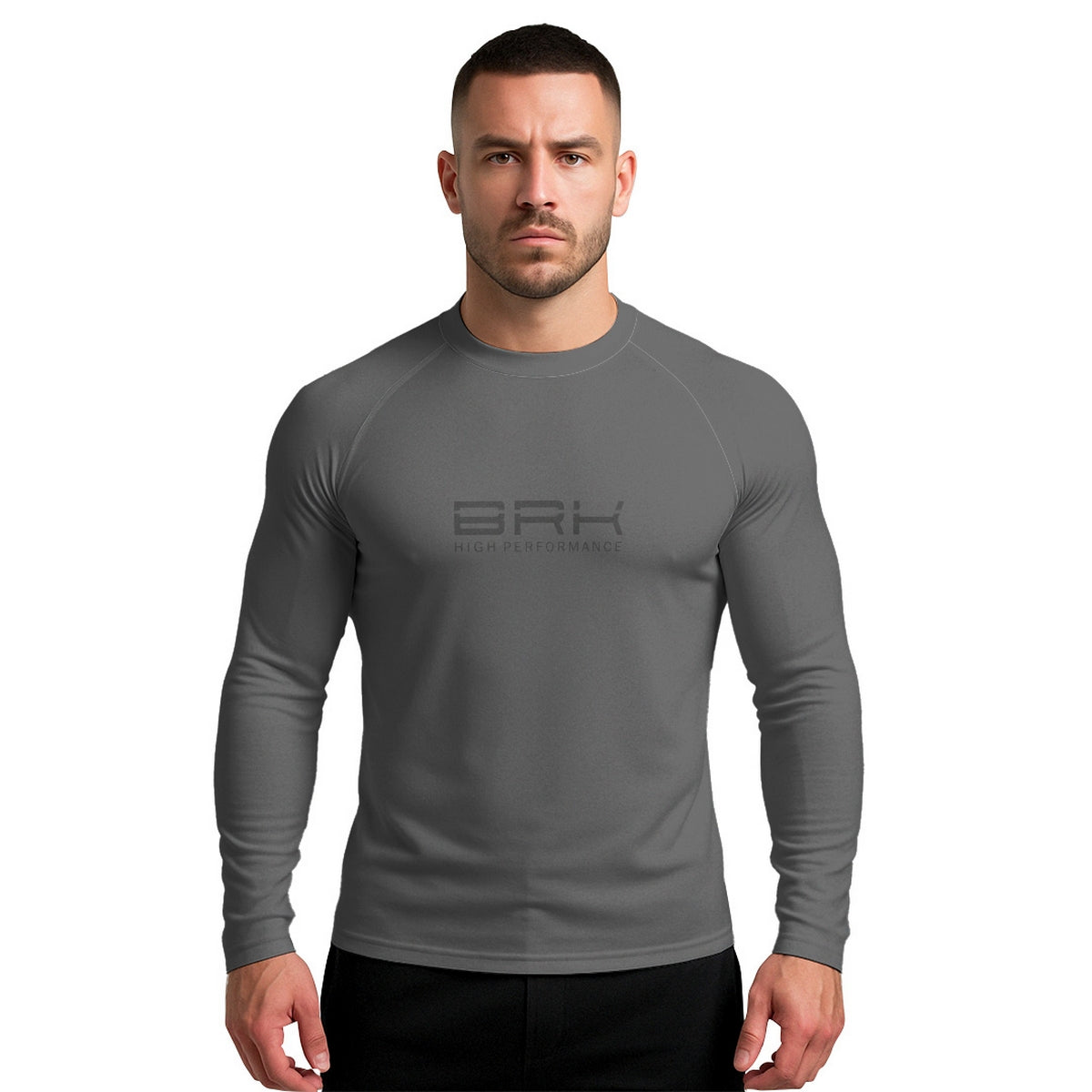 Camisa Raglan Brk Clean Cinza com Proteção Solar UV50+ - Brk Agro