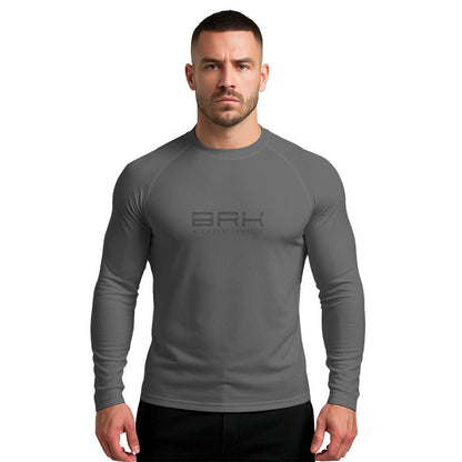 Camisa Raglan Brk Clean Cinza com Proteção Solar UV50+ - Brk Agro