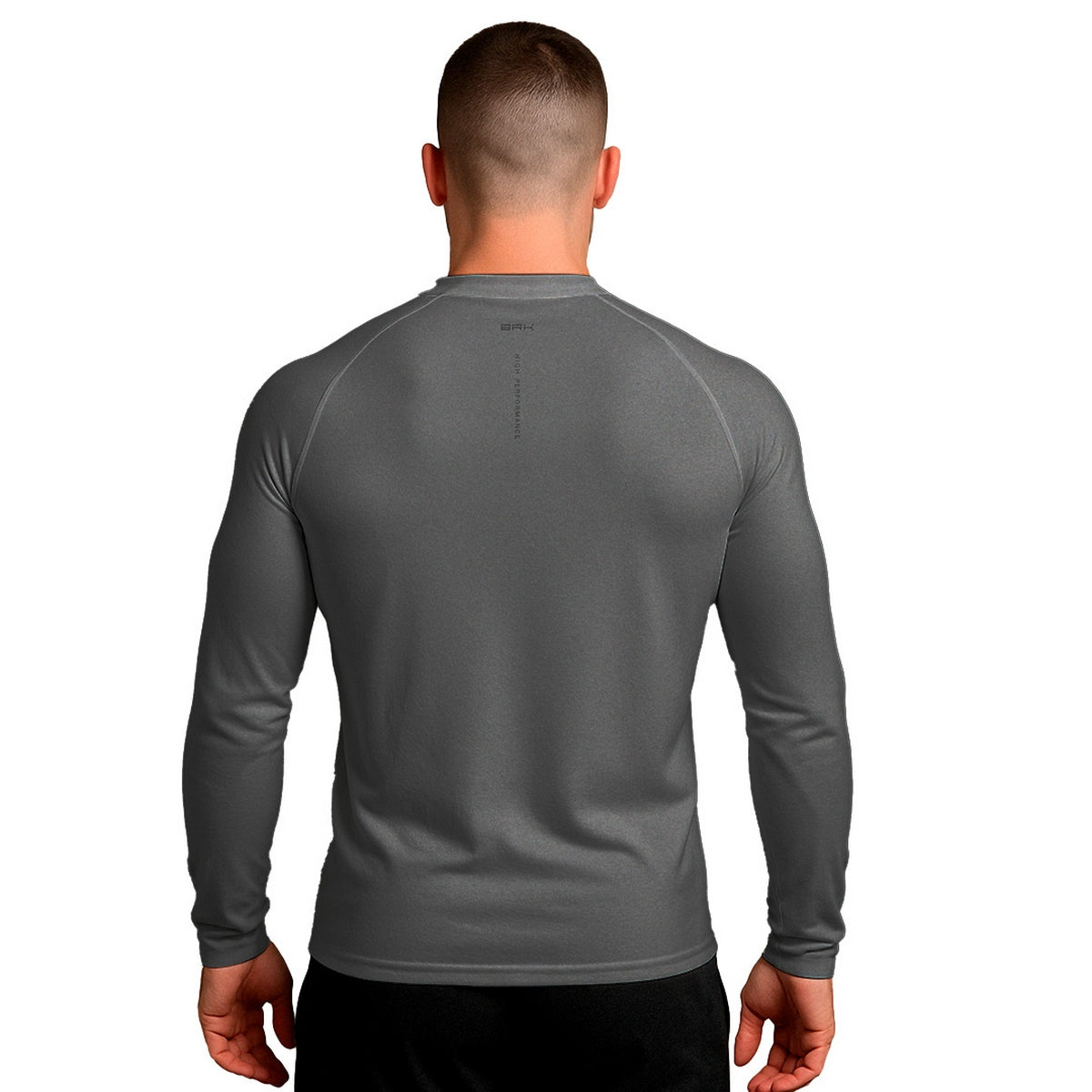 Camisa Raglan Brk Clean Cinza com Proteção Solar UV50+ - Brk Agro